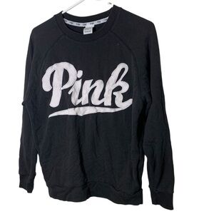 PINK Victoria’s‎ Secret XS Black Sweatshirt
